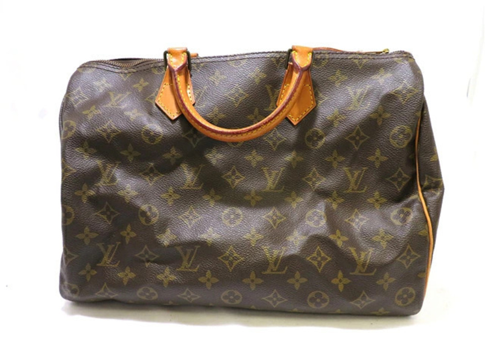Louis Vuitton Monogram Handbag Speedy Brown
